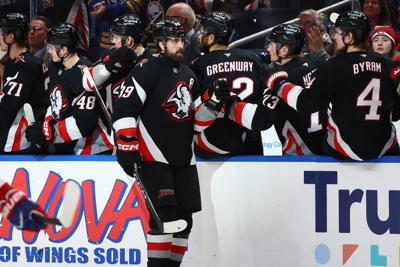 Thompson's hat trick powers Sabres past Canadiens 5-3