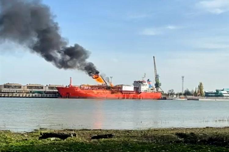 Drone strikes Turkish tanker in Ukraine's Odesa, where US natural gas will go