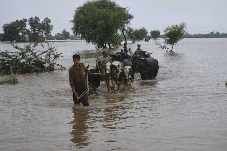 Pakistan's Punjab province battered by its biggest flood with 2 million people at risk