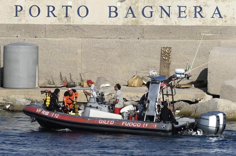 Divers find 4 bodies during search of superyacht wreckage after it sank off Sicily, 2 more remain