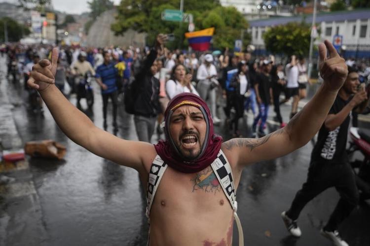 Crowds take to Venezuelan streets to protest what they say is president's attempt to steal election