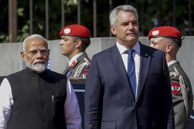 India's Modi discusses the Ukraine war with Austria a day after meeting Putin