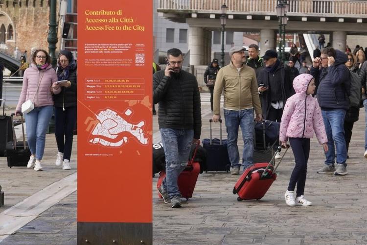 Venice launches experiment to charge day-trippers an access fee in bid to combat over-tourism