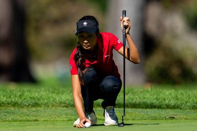 Canada's Aphrodite Deng learns from Nelly Korda at junior golf event