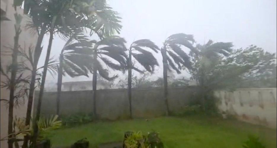Super Typhoon Sinlaku pounds remote US islands in the Pacific Ocean with ferocious winds