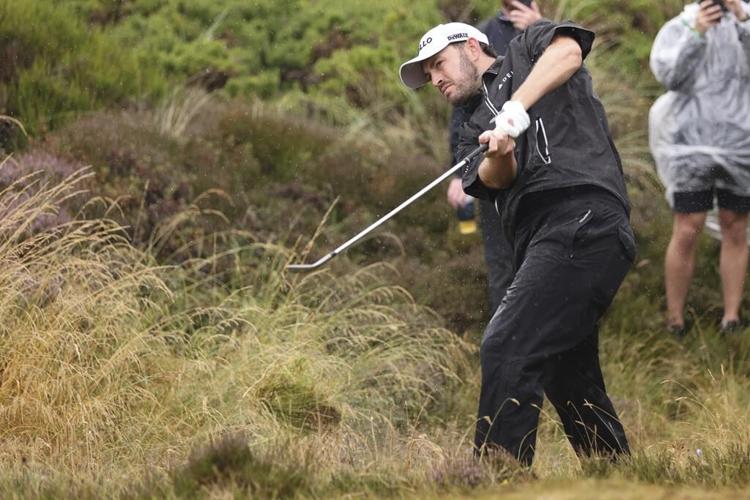 Horschel leads British Open on wild day of rain and big numbers at Royal Troon