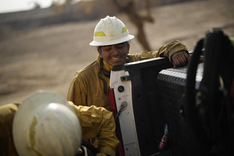 Navajo Nation firefighters battle wildfires in Los Angeles