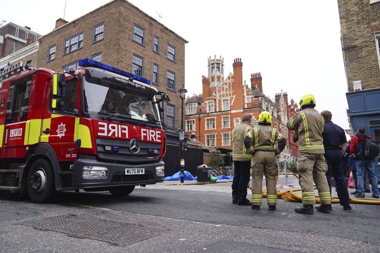 Large fire tears through luxury London hotel known as a celebrity hotspot