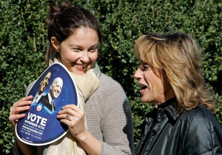 Actor Ashley Judd, a Democratic activist, adds her voice to those calling on Biden to leave the race
