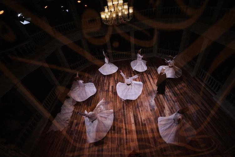Photos show performances by Turkey's whirling dervishes