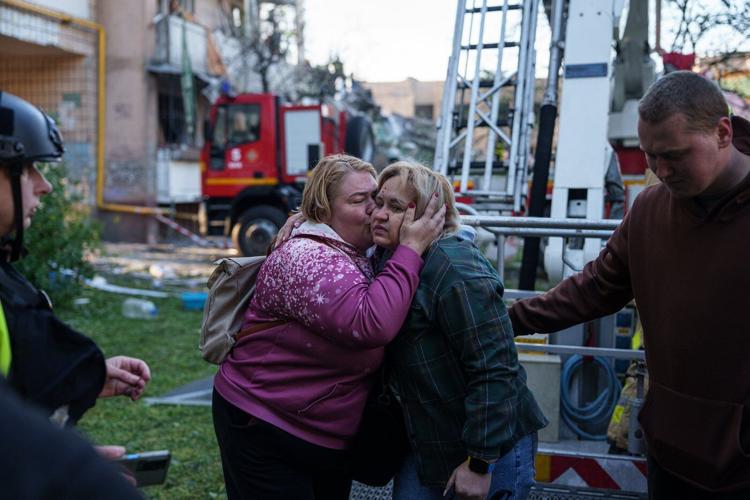 Russia hits Kyiv with drones and ballistic missiles, killing 1 and injuring 33