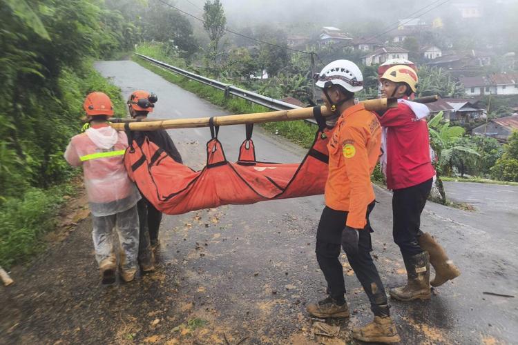 Search resumes after deadly flooding and landslides in Indonesia