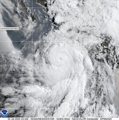 Hurricane Flossie strengthens further off Mexico's Pacific coast
