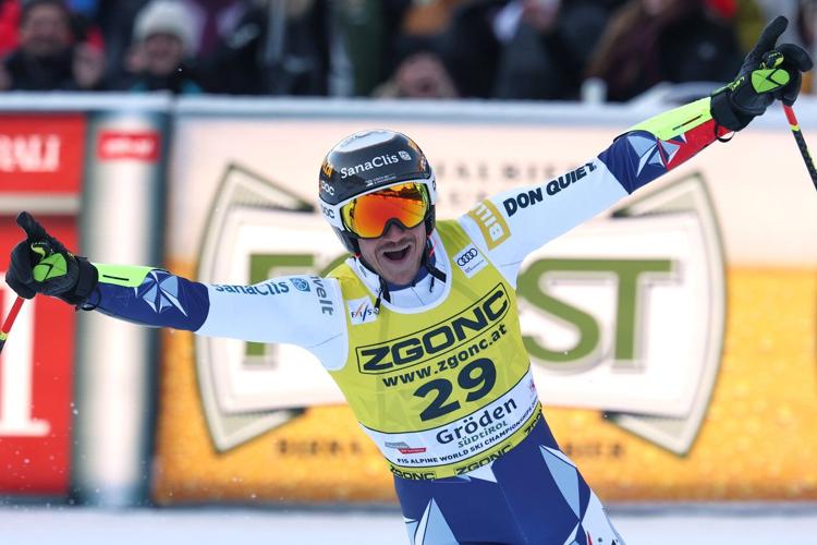 Zabystran stuns Odermatt in super-G to become first Czech man to win a World Cup race