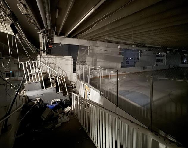 Blast at Alberta rink cracked concrete block walls, but no one was injured