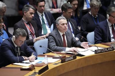 Ukraine's top diplomat tells skeptics at the UN that his country will win the war
