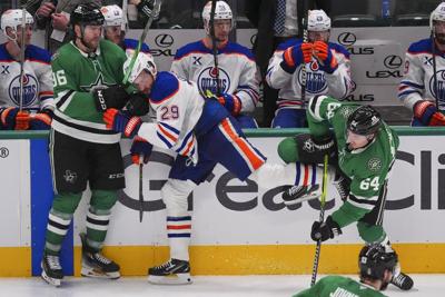 High-scoring Oilers leaning into defence for third shutout in four playoff games