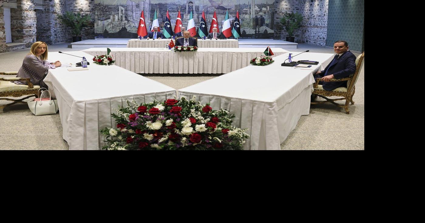 Turkish, Italian, Libyan leaders meet to address migration and Libya's ...