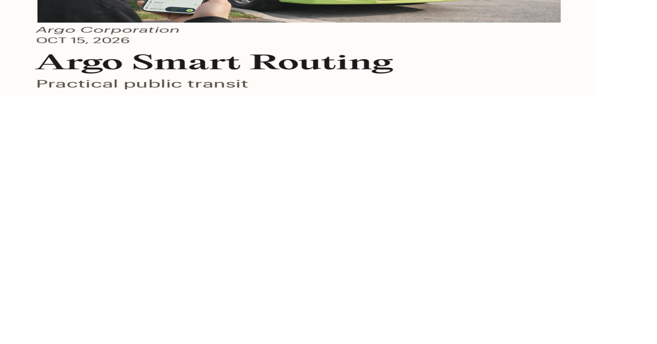 TIME Names Argo Smart Routing™ as a Best Invention of 2026 ...