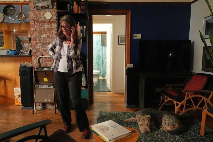 Photos show Mary E. Brunkow waking up to the news she is a Nobel winner in medicine