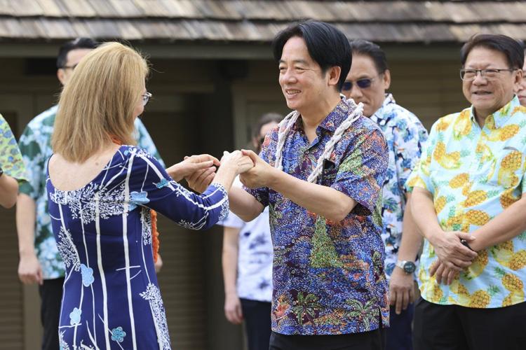 Taiwan's president meets Hawaii's governor and members of Congress in a visit condemned by China