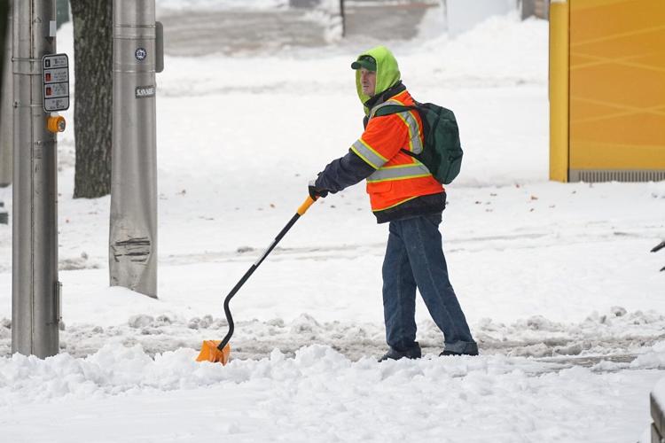 Winter's first big snowstorm hits the Northeast as schools close and traffic slows
