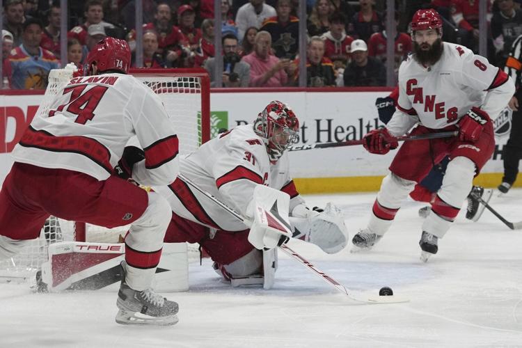 Hurricanes prevent series sweep by beating Panthers 3-0