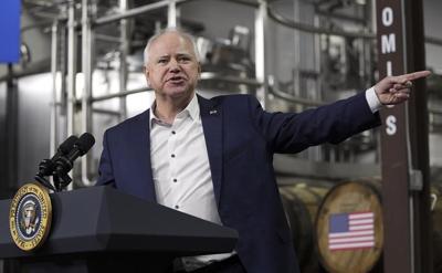 FACT FOCUS: False claims follow Minnesota governor's selection as Harris' running mate