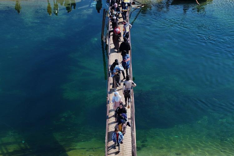 US military visits contested area in northern Syria to defuse rising tensions