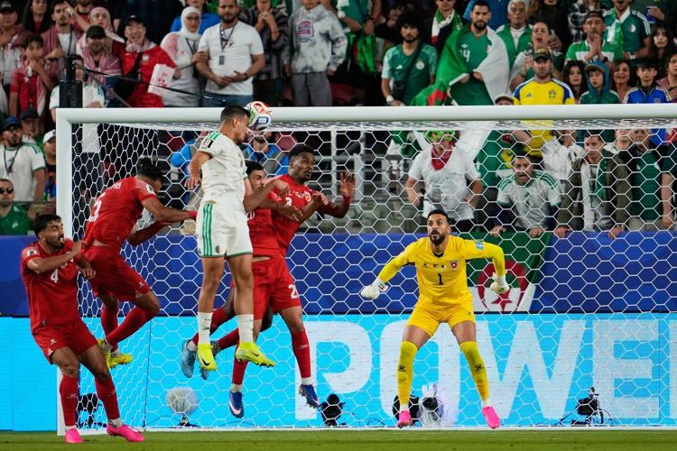 Algeria rallies past Jordan 2-1 for first win at a World Cup since 2014