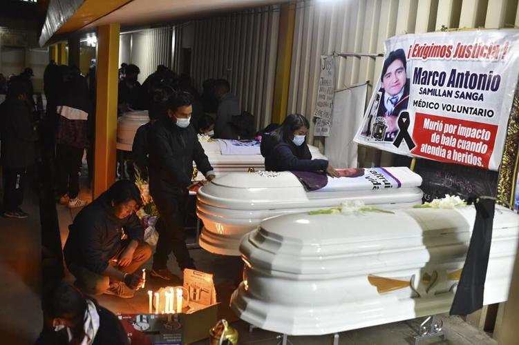 Policeman burned to death amid antigovernment unrest in Peru