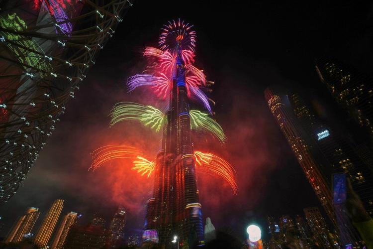 Photos of New Year's celebrations across the globe