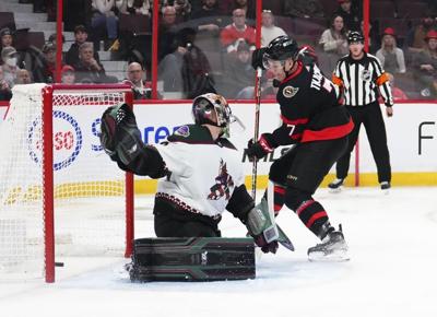 Tkachuk has a pair of goals in Ottawa Senators' 5-2 win over Coyotes