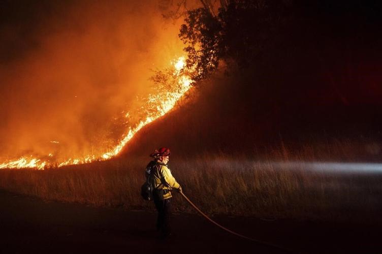 California firefighters gain ground against big wildfires after hot, windy weekend