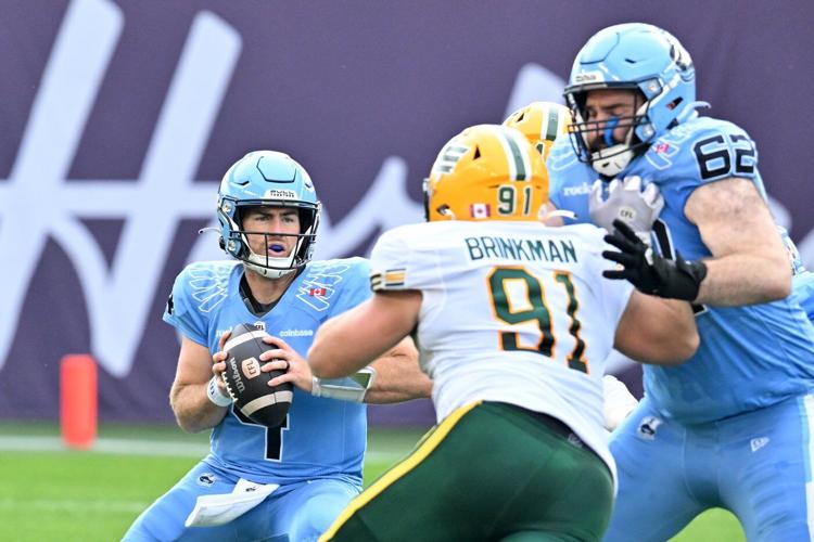 Quarterbacks Kelly, Arbuckle both absent from Argos practice