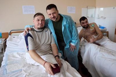 Ukraine official says Russia massing forces around a key city in the country's east