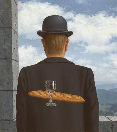 A painting by René Magritte may fetch $64 million at an auction marking a century of surrealism