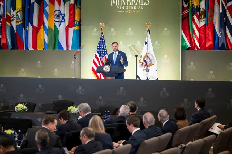 Vance says US seeks to create a critical minerals trading bloc with its allies to counter China