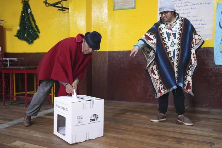 Ecuador's incumbent president and a leftist lawyer again vie for the top job in election runoff