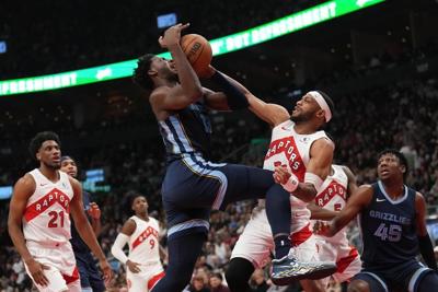 Jaren Jackson Jr. leads hurting Grizzlies past Raptors 108-100