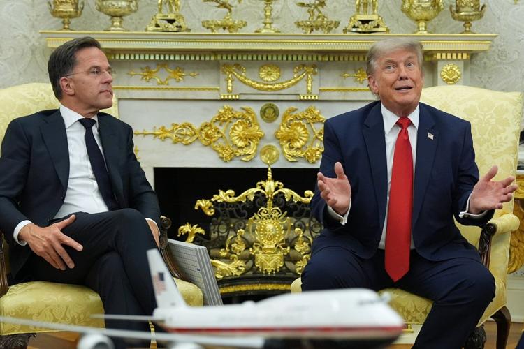NATO's Trump whisperer meets the president in an effort to appease him before next month's summit