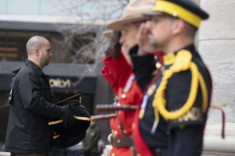 Photo Gallery: Memorial held for Quebec investigator killed in a collision