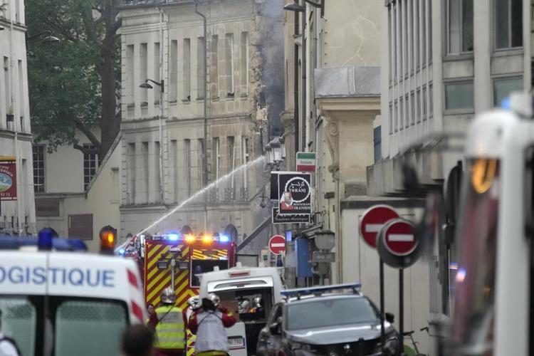 Paris police look at gas leak as possible cause of explosion and fire that injured 24