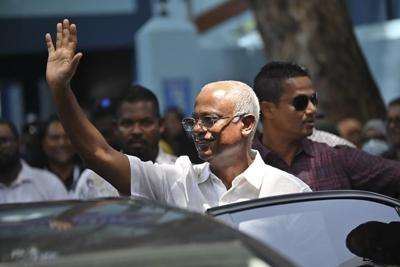 Maldives presidential election heading for 2nd round after no clear winner emerges