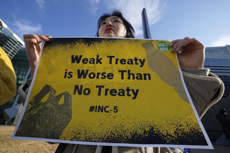 Limit on plastic production still under debate as treaty talks come to a close