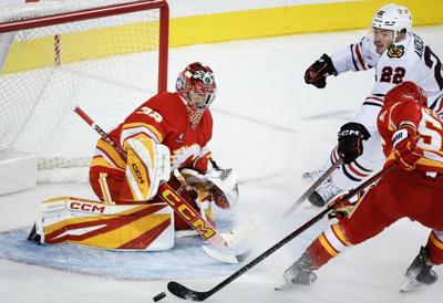 Goaltender Wolf having a howl of a time for Flames