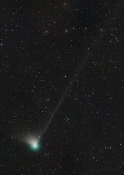 Green comet zooming our way, last visited 50,000 years ago
