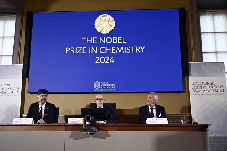 Nobel Prize in chemistry awarded to David Baker, Demis Hassabis and John Jumper for work on proteins