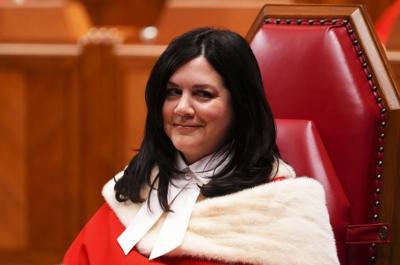 'Work hard and never give up,' Michelle O'Bonsawin says during Supreme Court welcome