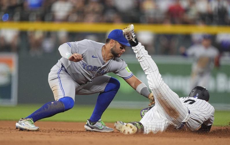 Blue Jays go deep 5 times, Varsho gets 6 RBIs in 10-4 win over Rockies
